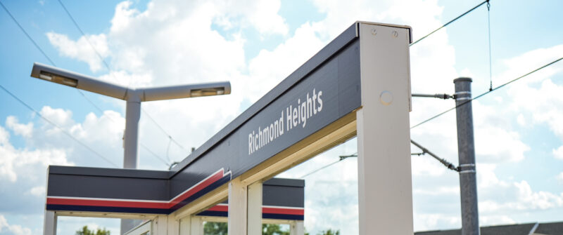 Richmond Heights Station sign